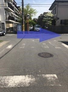 突き当り右